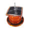 luz de faro marina solar ambarina de la acuicultura 2-3NM con la lámpara amonestadora de la navegación solar del punto del pájaro para el barco de la nave proveedor